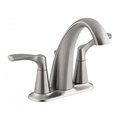 Templeton 4 in. Two Handle Lavatory Faucet, Brushed Nickel TE134808